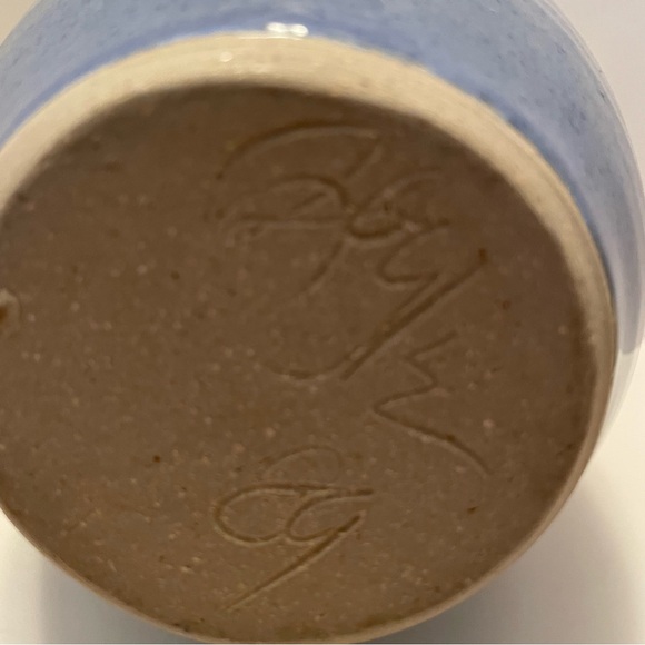 Studio Art Pottery Pitcher Artist Signed Vintage - Picture 6 of 8